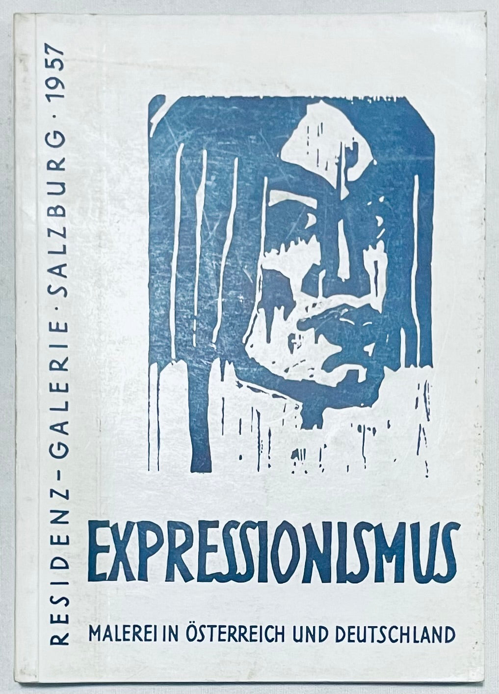 Catalogo d'arte Vintage Espressionismo 1957 della Residenz-Galerie Salzburg sulla pittura austriaca e tedesca