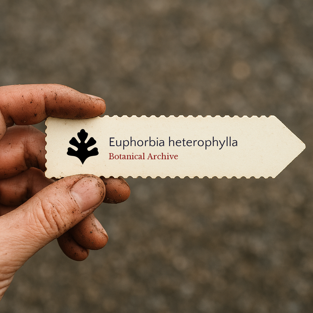 Euphorbia heterophylla | Wild Poinsettia, Mexican Fireplant | 10000 SEEDS
