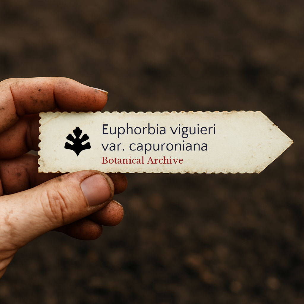 Euphorbia viguieri var. capuroniana | 10 SEEDS