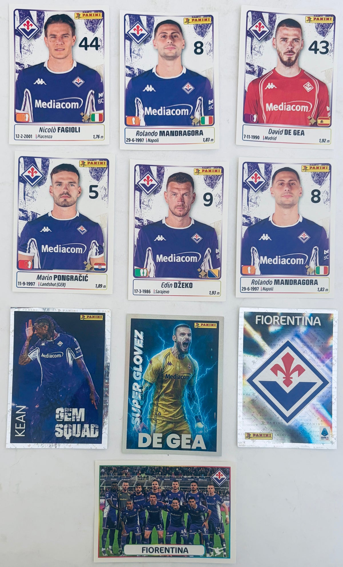 CALCIATORI PANINI 2025-2026 | FIORENTINA | N 10