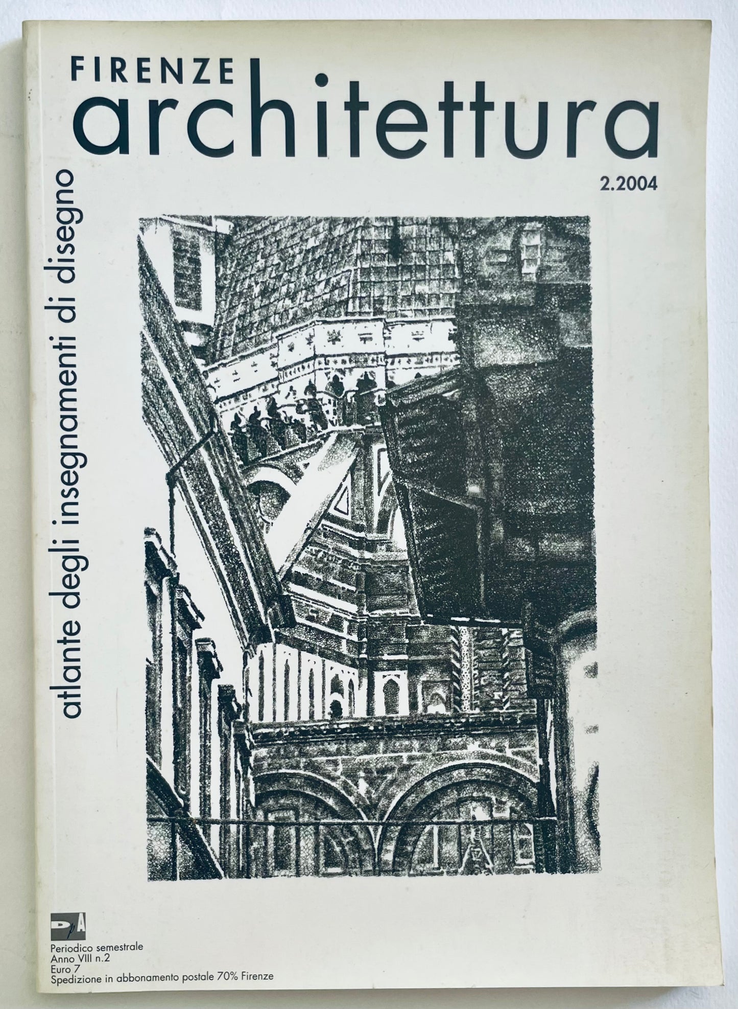 Firenze Architettura 2.2004 rivista architettonica vintage focalizzata sugli insegnamenti e i disegni di design