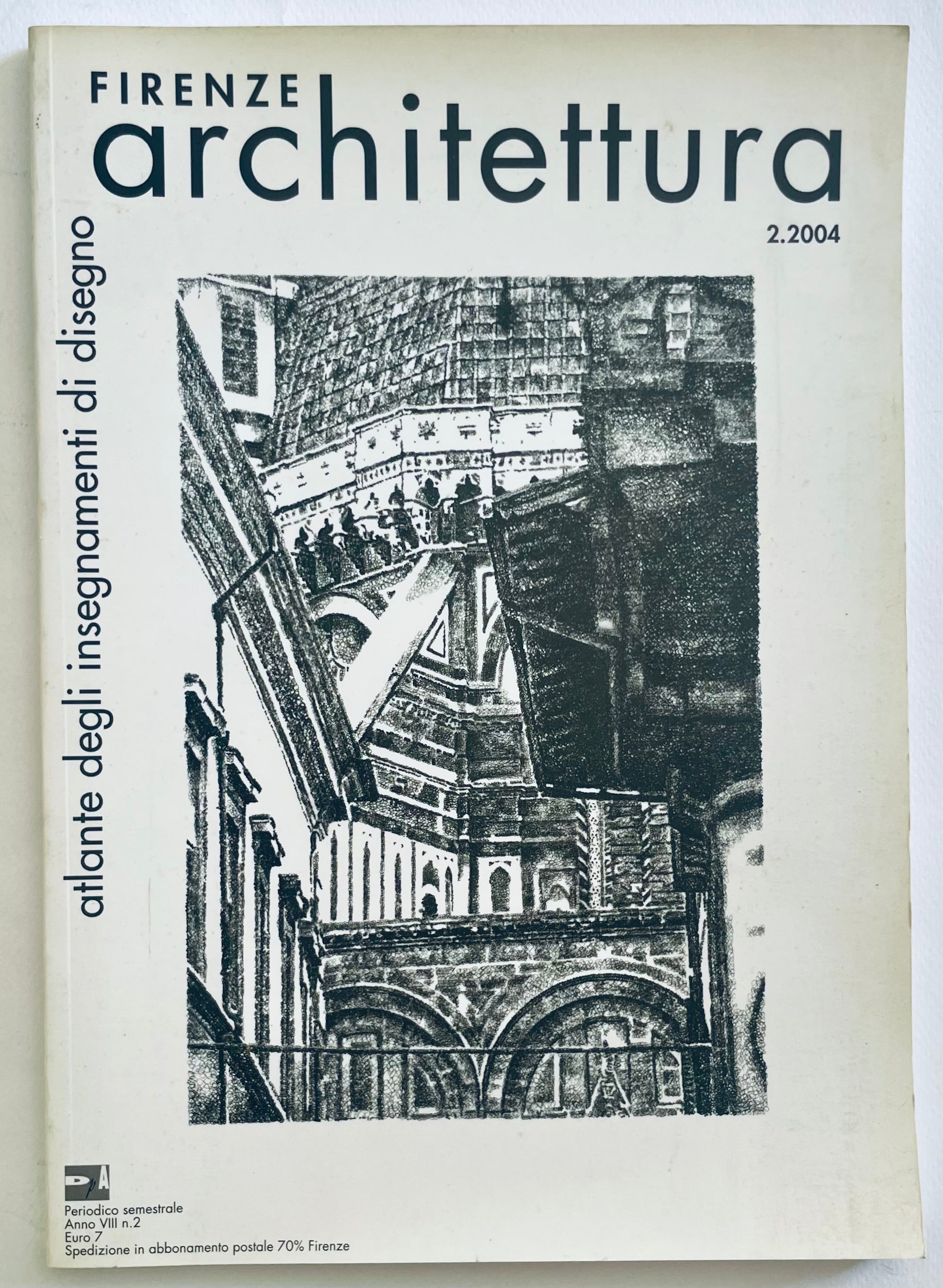 Firenze Architettura 2.2004 rivista architettonica vintage focalizzata sugli insegnamenti e i disegni di design