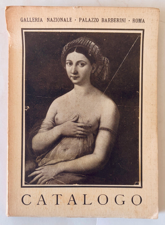 Vintage Galleria Nazionale Palazzo Barberini Roma art catalog featuring classical painting reproduction