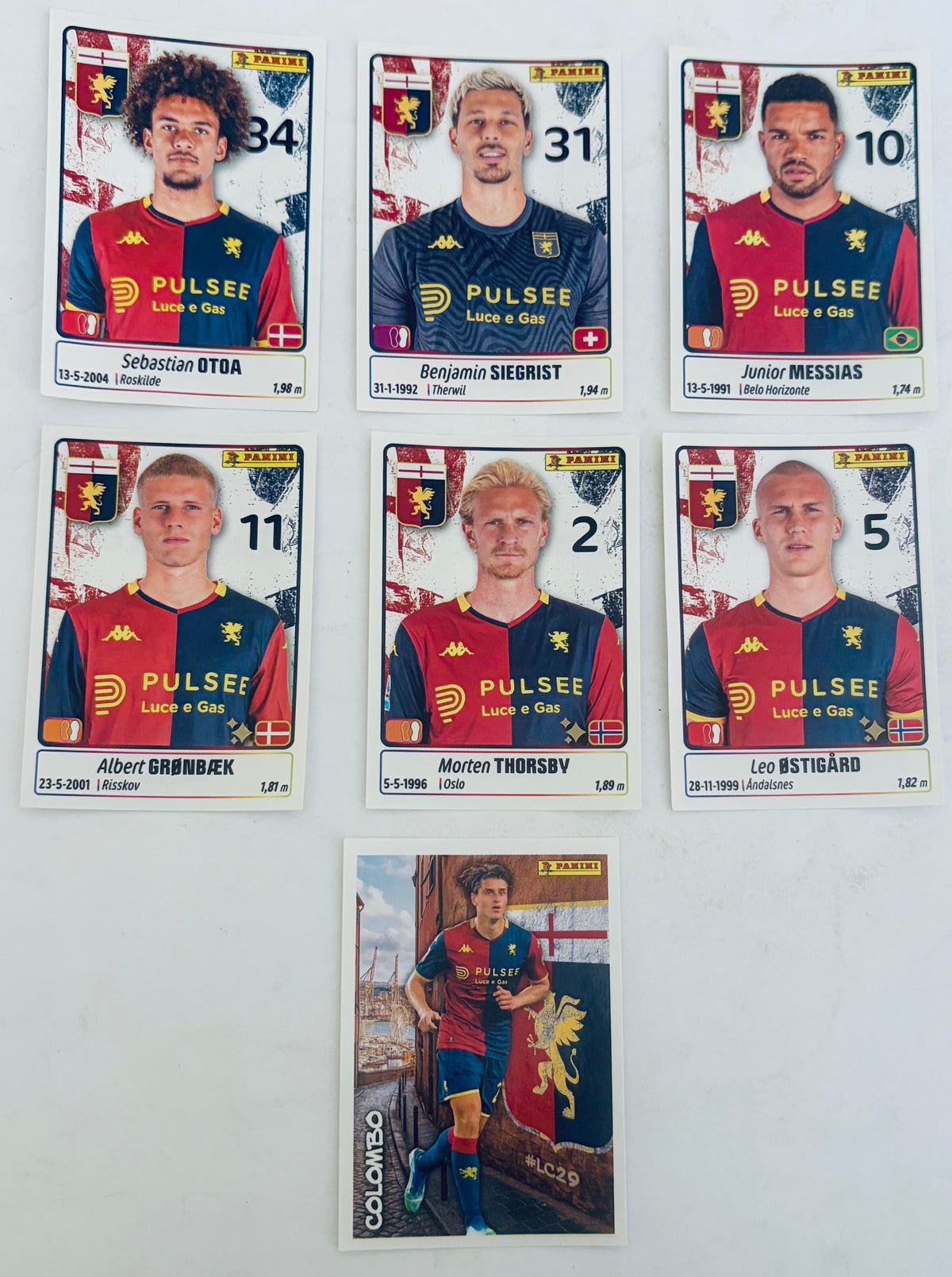CALCIATORI PANINI 2025-2026 | GENOA | N 7