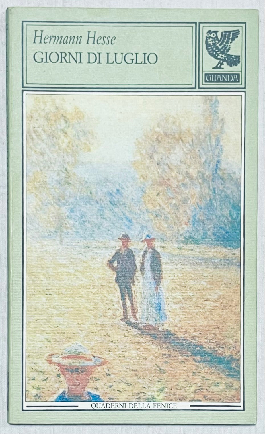 GIORNI DI LUGLIO di Hermann Hesse libro vintage pubblicato da Guanda con copertina in stile impressionista