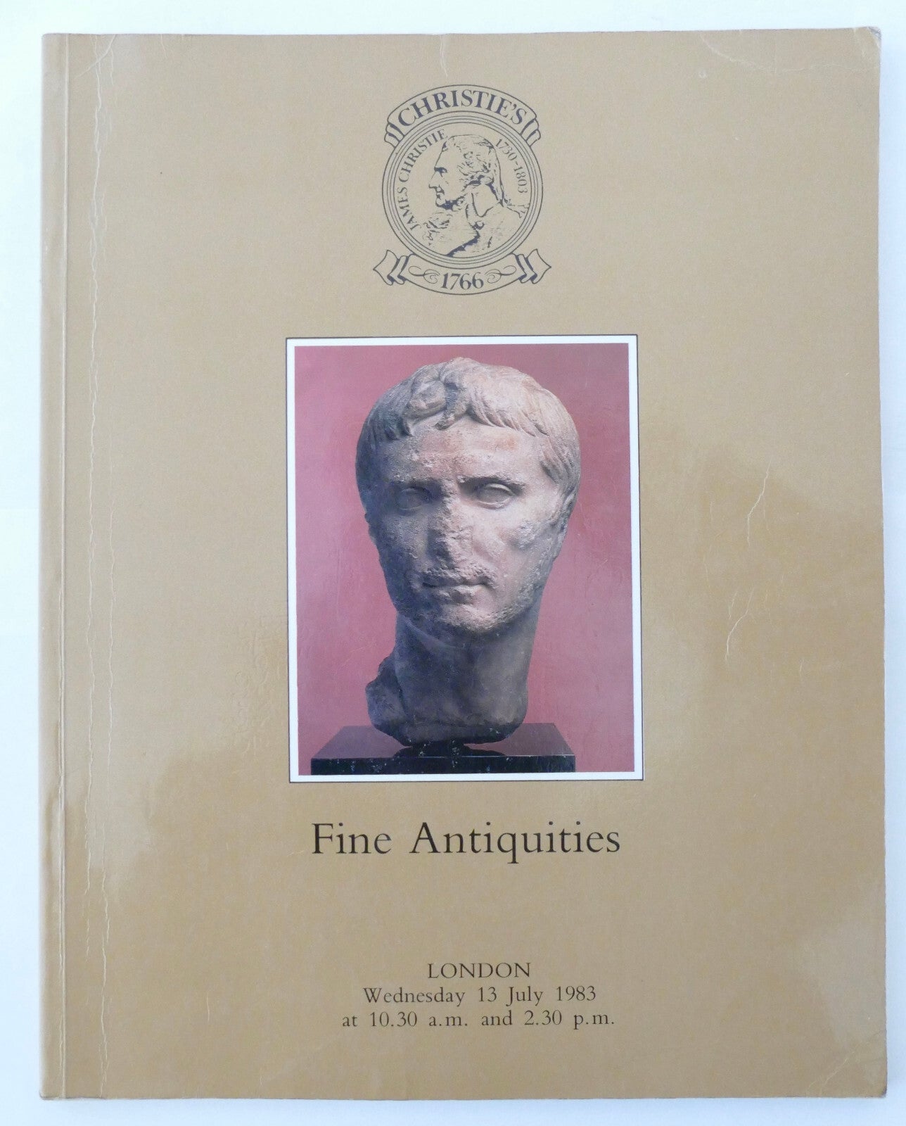 Christie's Fine Antiquities auction catalog London 1983 vintage art and sculpture guide