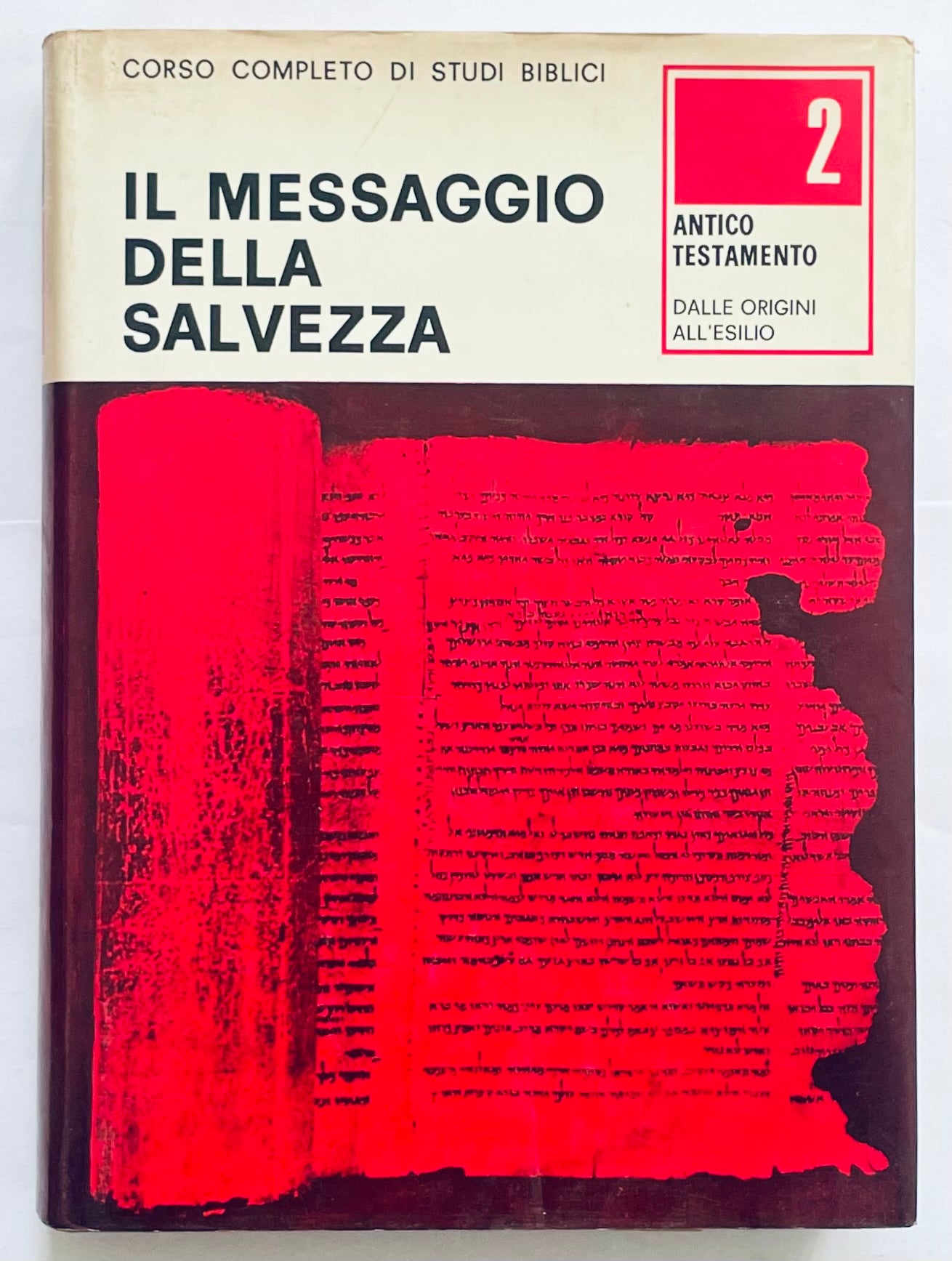 Libro di studio biblico italiano vintage Il Messaggio Della Salvezza sulle origini dell'Antico Testamento e l'esilio