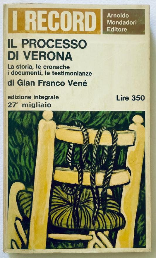 IL PROCESSO DI VERONA | I EDIZ. 1967 | GIAN FRANCO VENE'