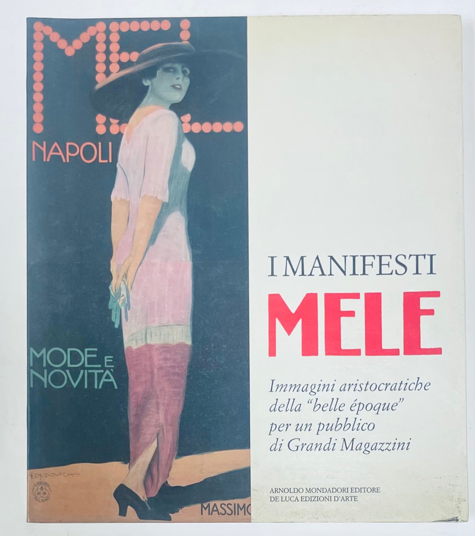 Vintage I Manifesti Mele libro d'arte con poster di moda aristocratica della Belle Époque