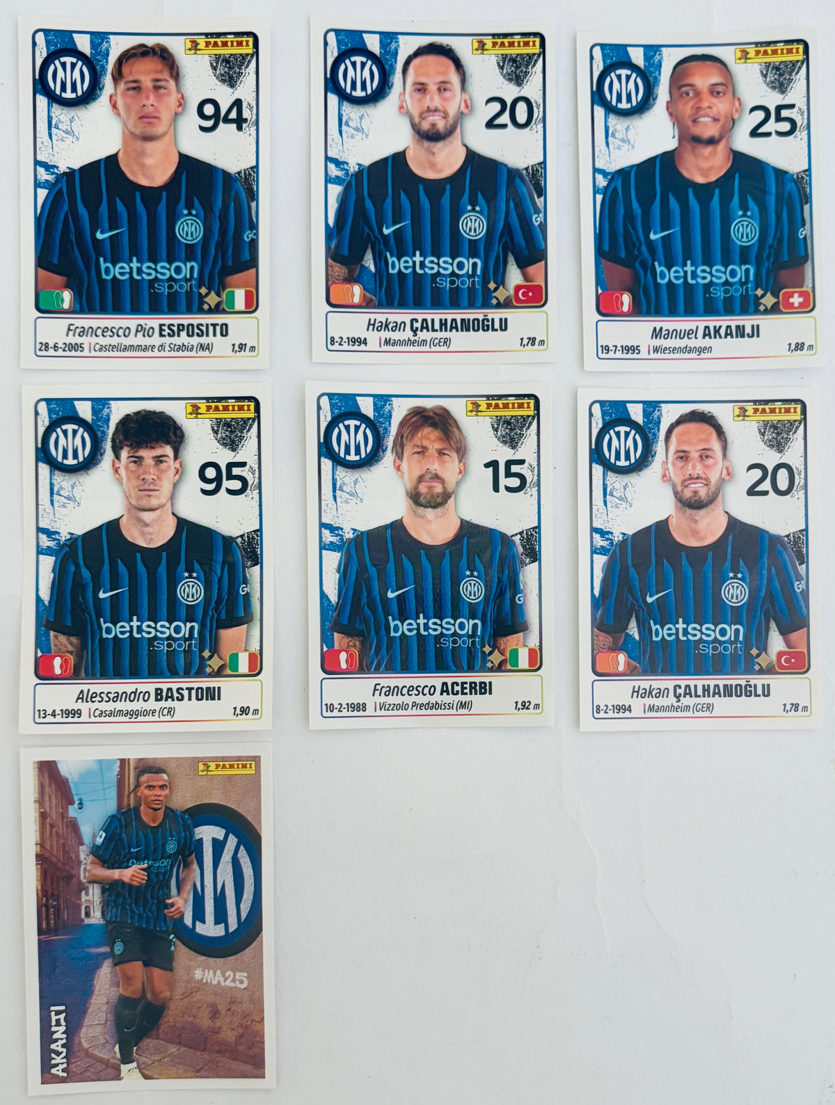 CALCIATORI PANINI 2025-2026 | INTER | N 7