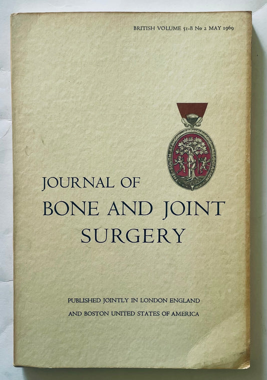 Journal Vintage of Bone and Joint Surgery Volume British 51-B Maggio 1969 pubblicazione medica
