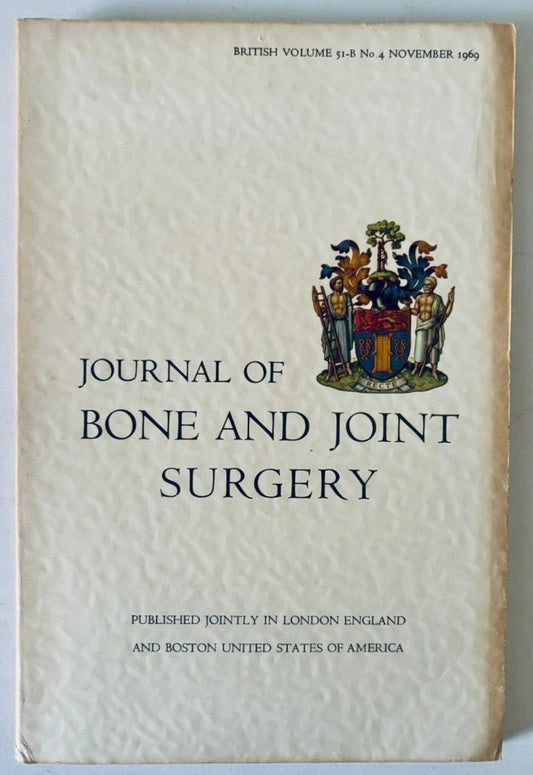 Journal of Bone and Joint Surgery rivista medica vintage su ortopedia e chirurgia Novembre 1969