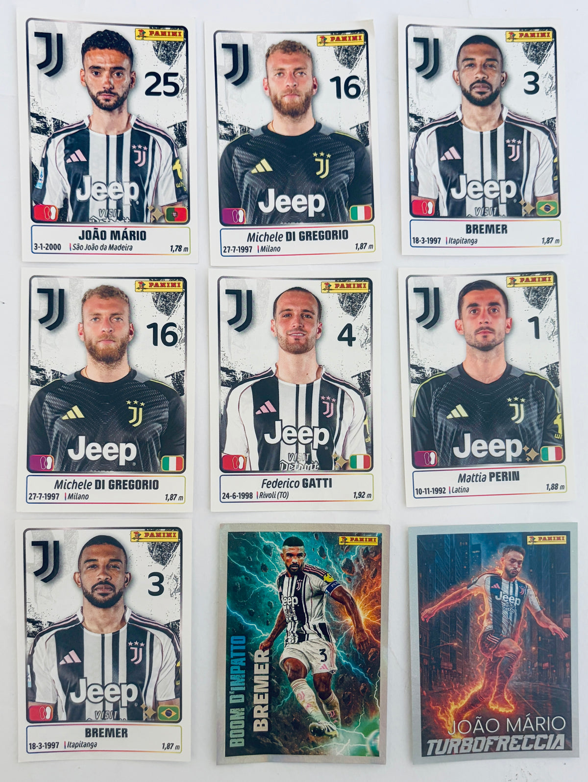 CALCIATORI PANINI 2025-2026 | JUVENTUS | N 9