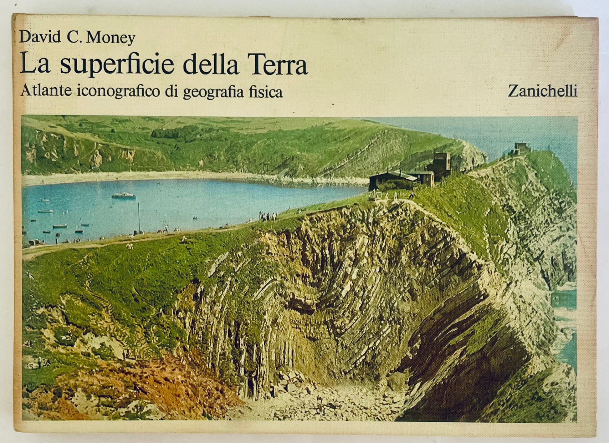 La superficie della Terra di David C. Money atlante geografico vintage con illustrazioni di paesaggi fisici