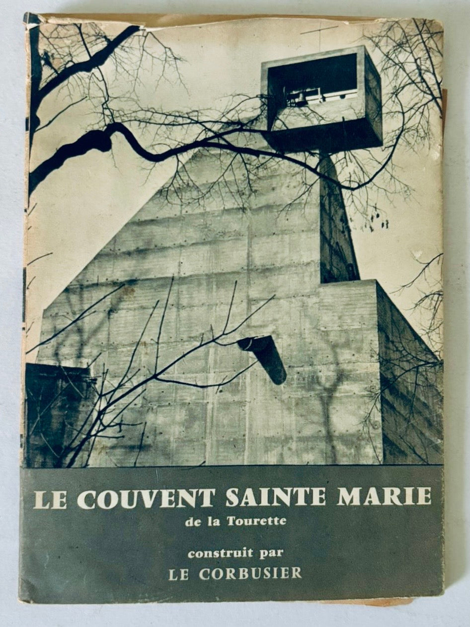 Le Couvent Sainte Marie de la Tourette libro di architettura di Le Corbusier pubblicazione vintage del 1960