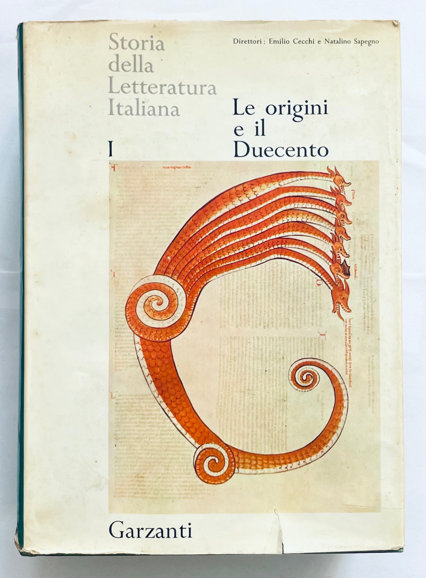 Le origini e il Duecento vintage libro di storia della letteratura italiana di Garzanti, prima edizione 1965