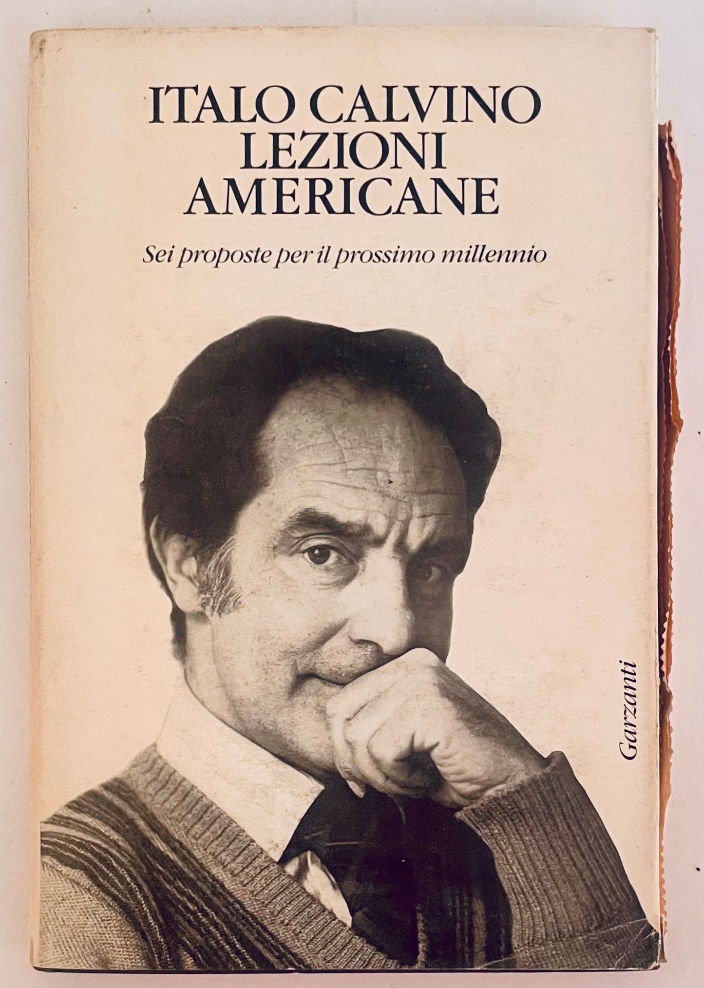 Lezioni Americane di Italo Calvino copertina libro saggio letterario vintage