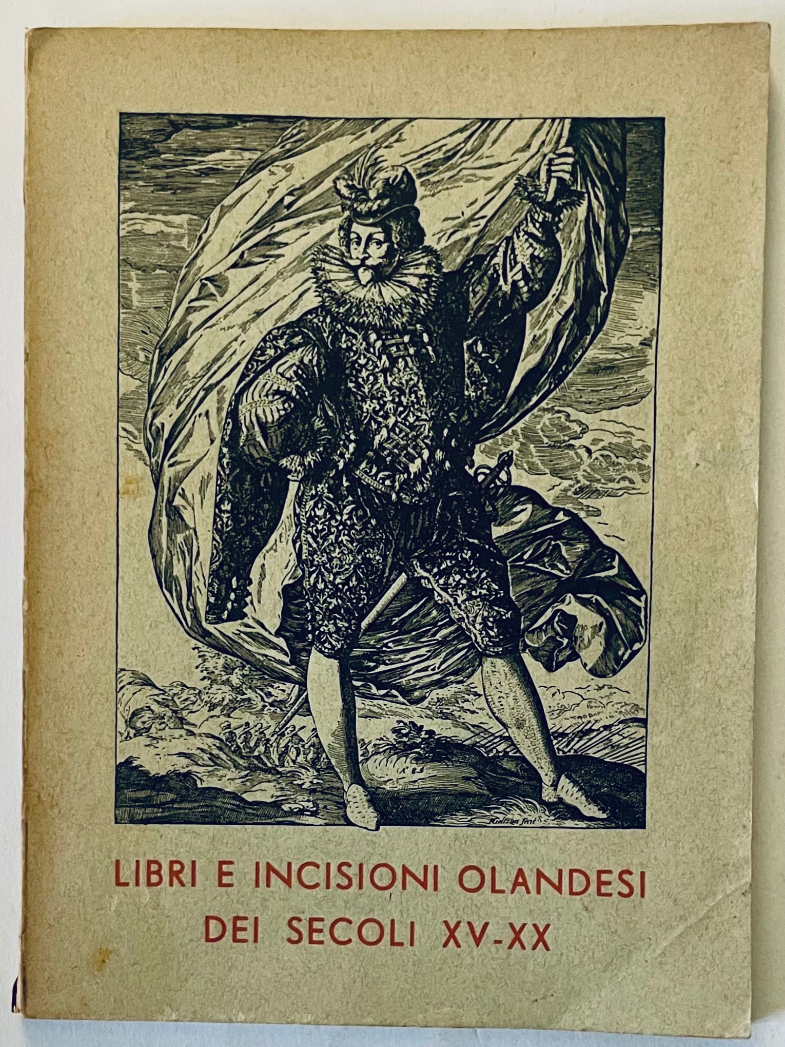 Libro vintage prima edizione "Libri e Incisioni Olandesi dei Secoli XV-XX" su stampe e incisioni olandesi