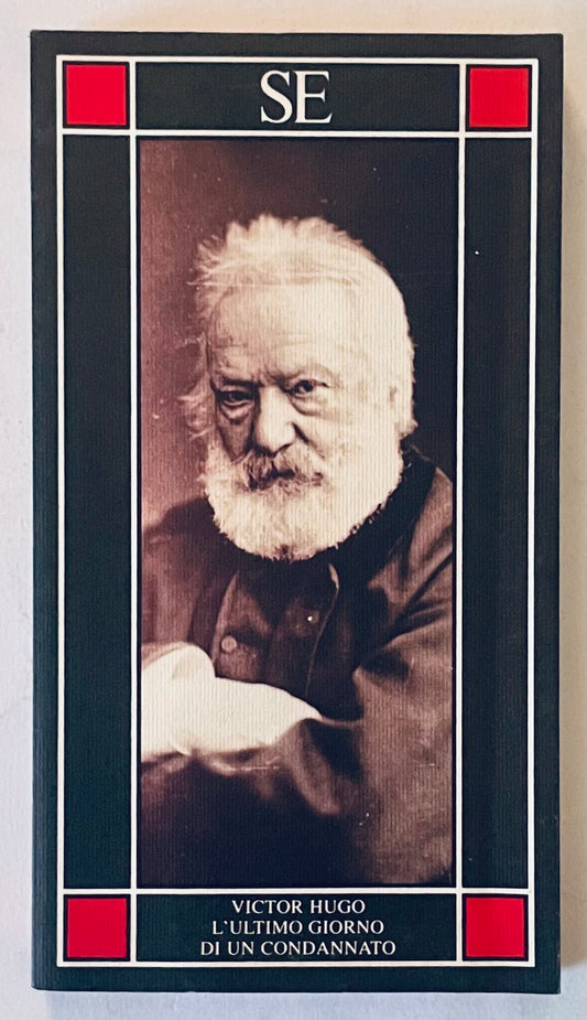 Libro vintage L'Ultimo Giorno di un Condannato di Victor Hugo con copertina classica con ritratto