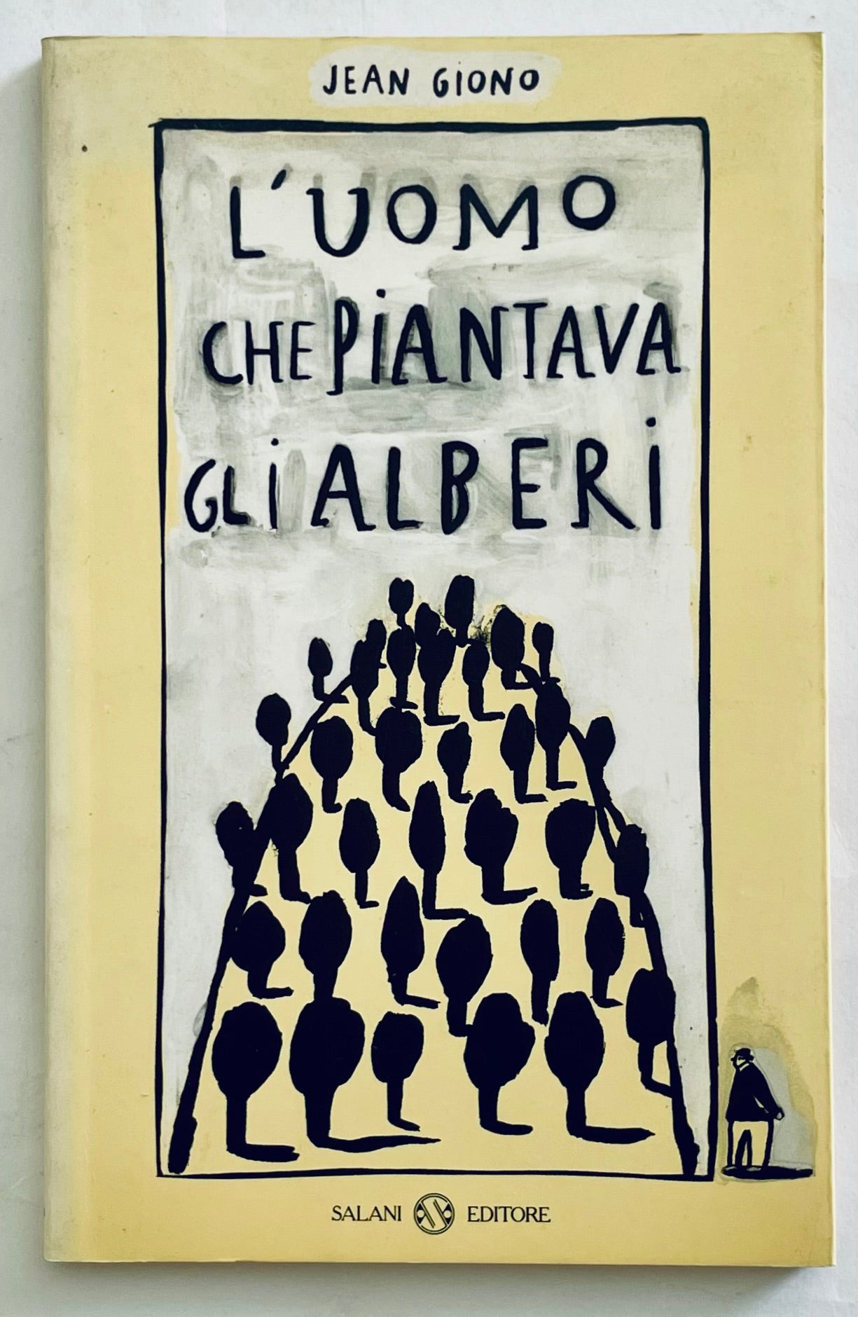 Libro vintage L'Uomo che Piantava gli Alberi di Jean Giono sulla riforestazione e la natura