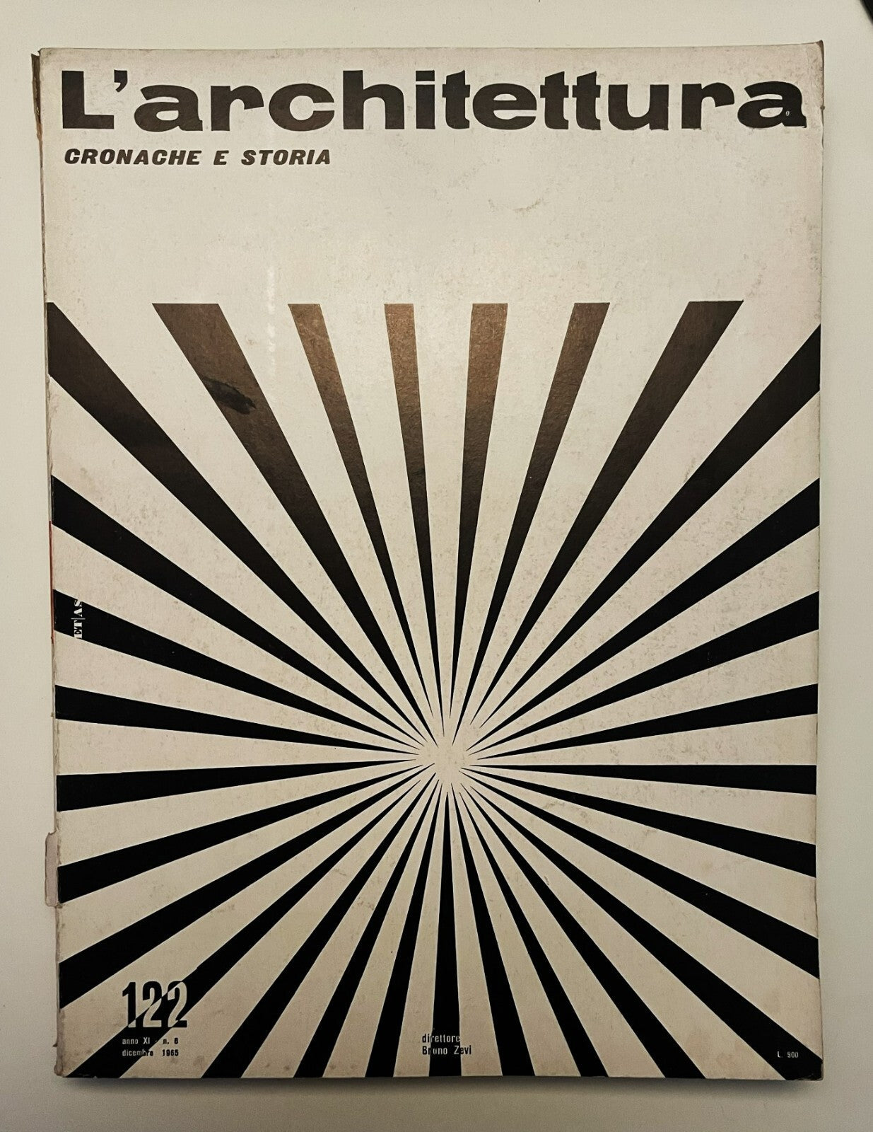 L'architettura no 122 vintage Italian architecture magazine directed by Bruno Zevi from 1965