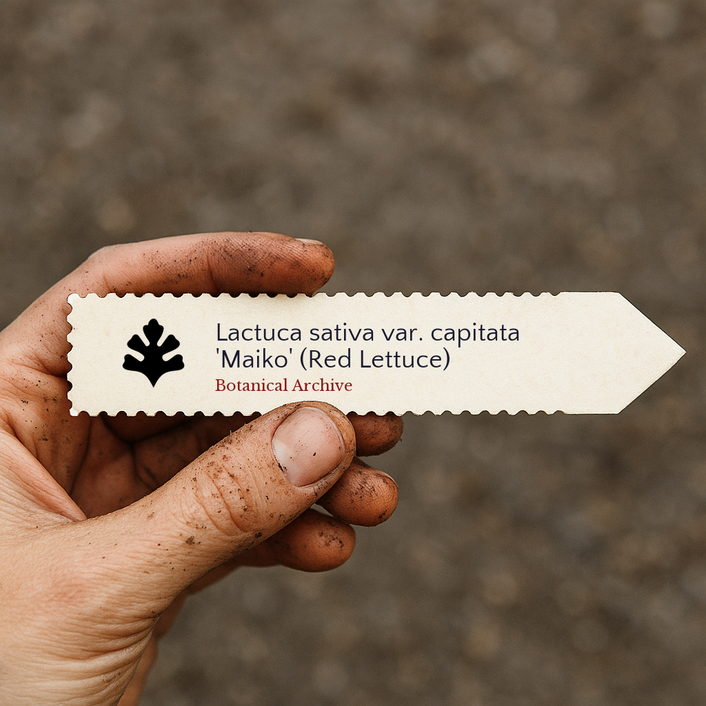 Lactuca sativa var. capitata 'Maiko' | Red Lettuce | 100 SEEDS