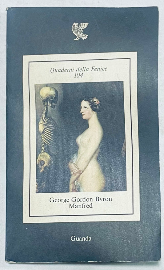 Manfred di George Gordon Byron libro letterario vintage pubblicato da Guanda con copertina con opera d'arte classica