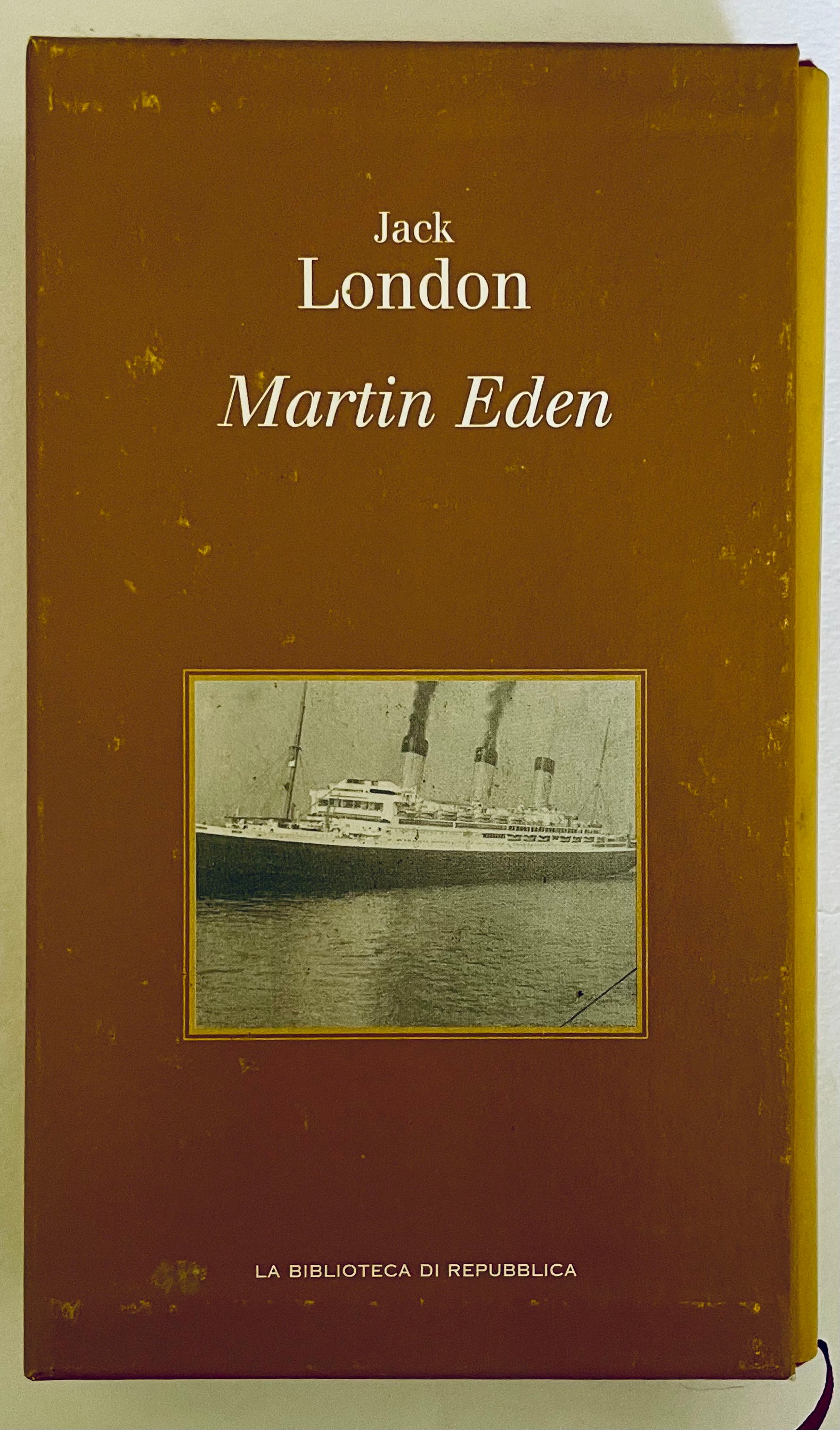Martin Eden di Jack London edizione classica vintage con illustrazione di nave