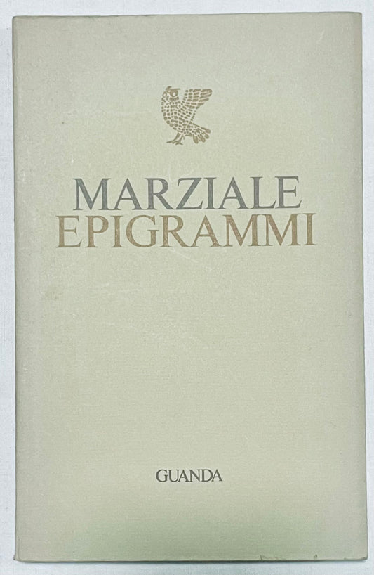 Marziale Epigrammi libro vintage di Cesare Vivaldi pubblicato da Guanda, letteratura classica
