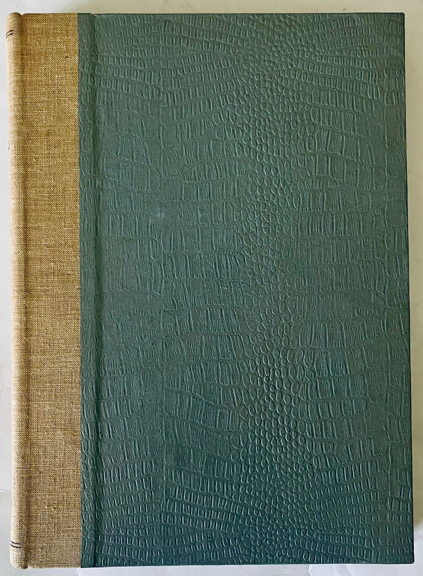 Vintage hardcover journal Minerva Ortopedica Anno III 1952 by G. Filippi with textured cover