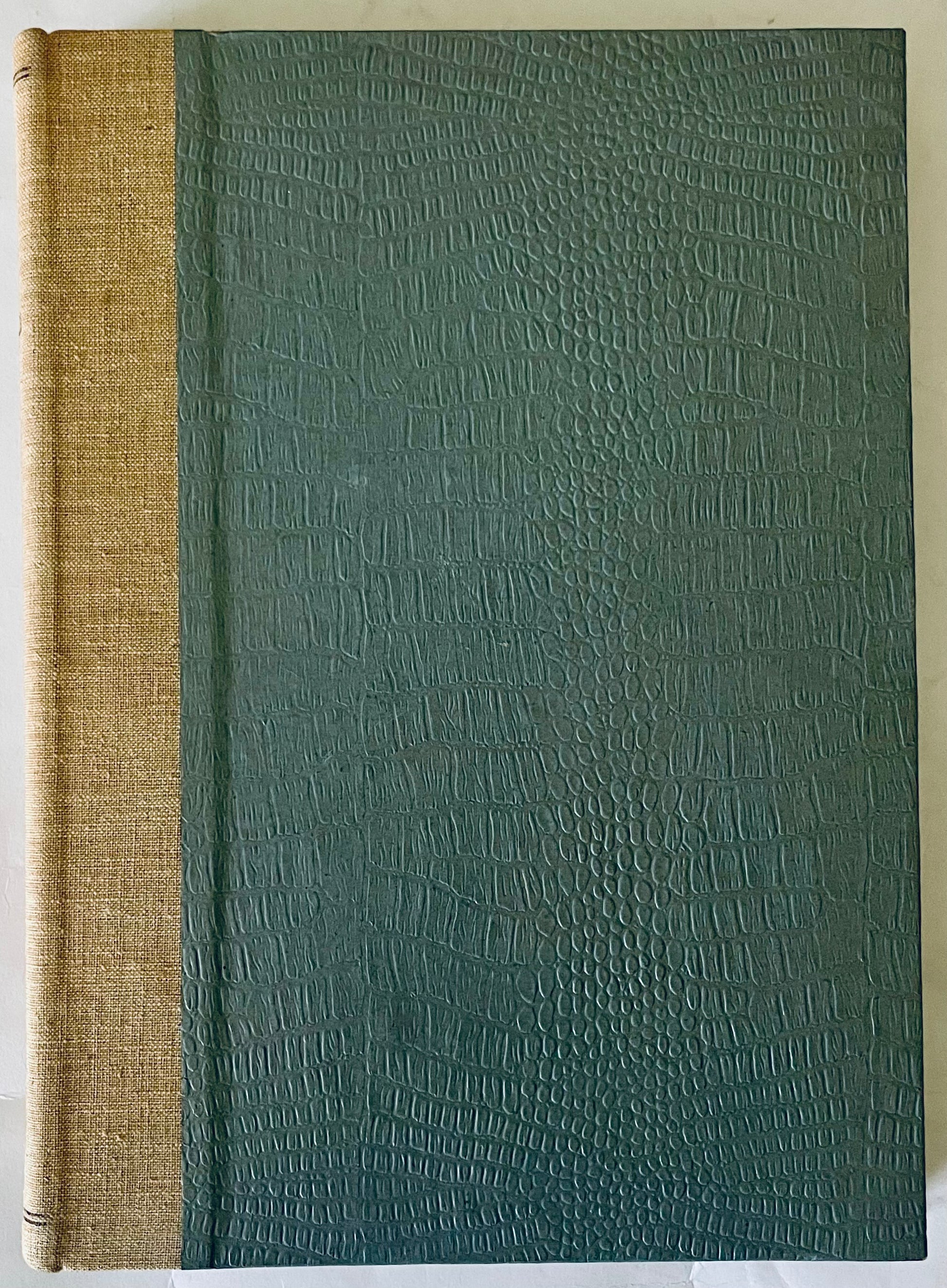 Vintage hardcover journal Minerva Ortopedica Anno III 1952 by G. Filippi with textured cover