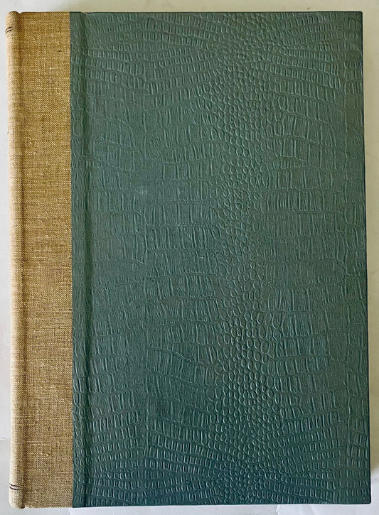 Diario rilegato vintage Minerva Ortopedica Anno III 1952 di G. Filippi con copertina testurizzata