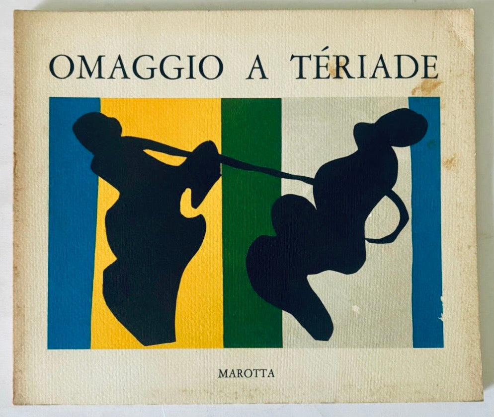 Libro illustrato vintage Omaggio a Tériade di Marotta Editore del 1976