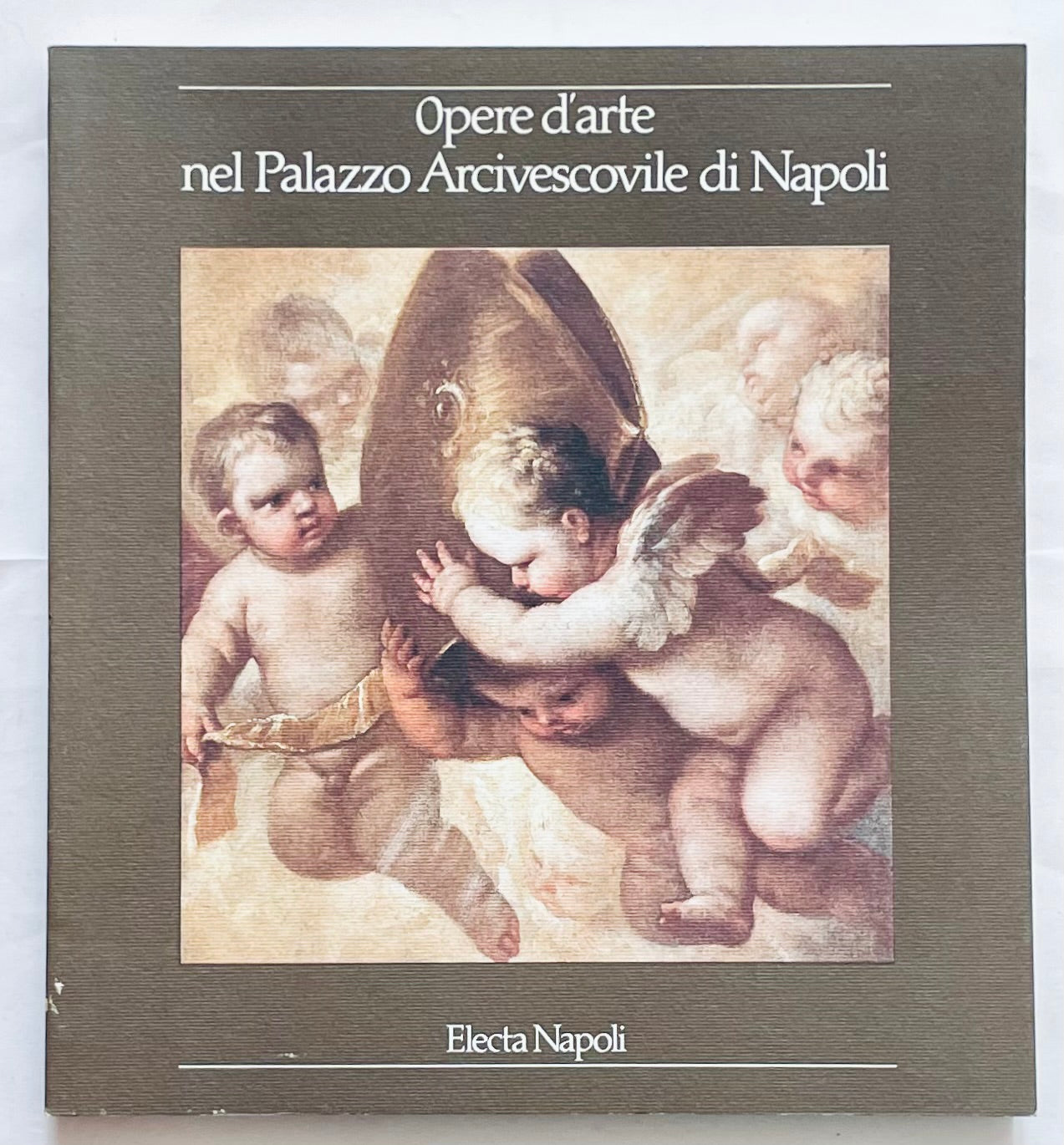Opere d'arte nel Palazzo Arcivescovile di Napoli libro d'arte vintage di Electa Napoli
