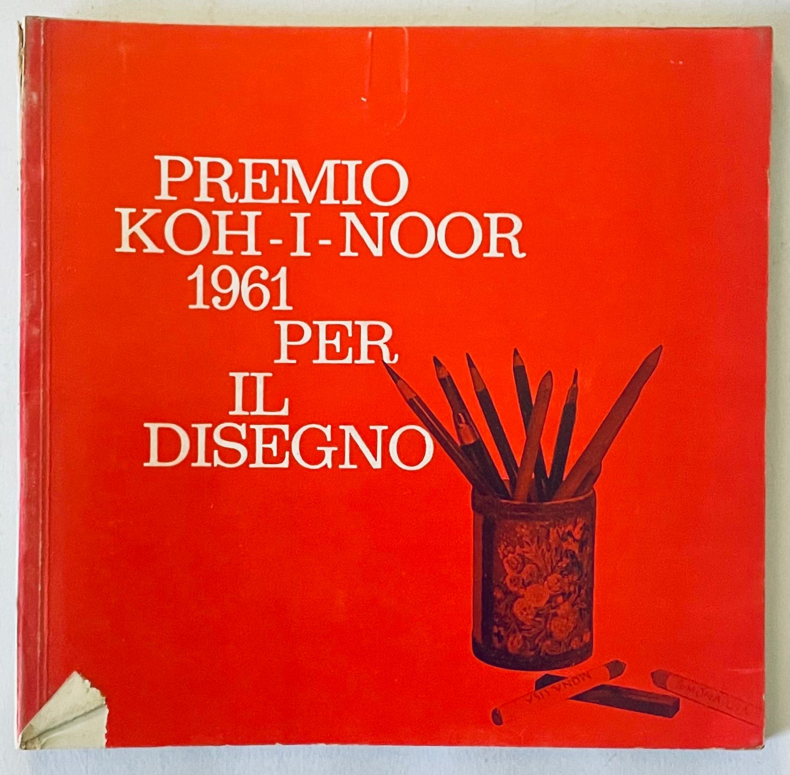 Premio Koh-I-Noor 1961 catalogo vintage di arte e design con illustrazioni di matite