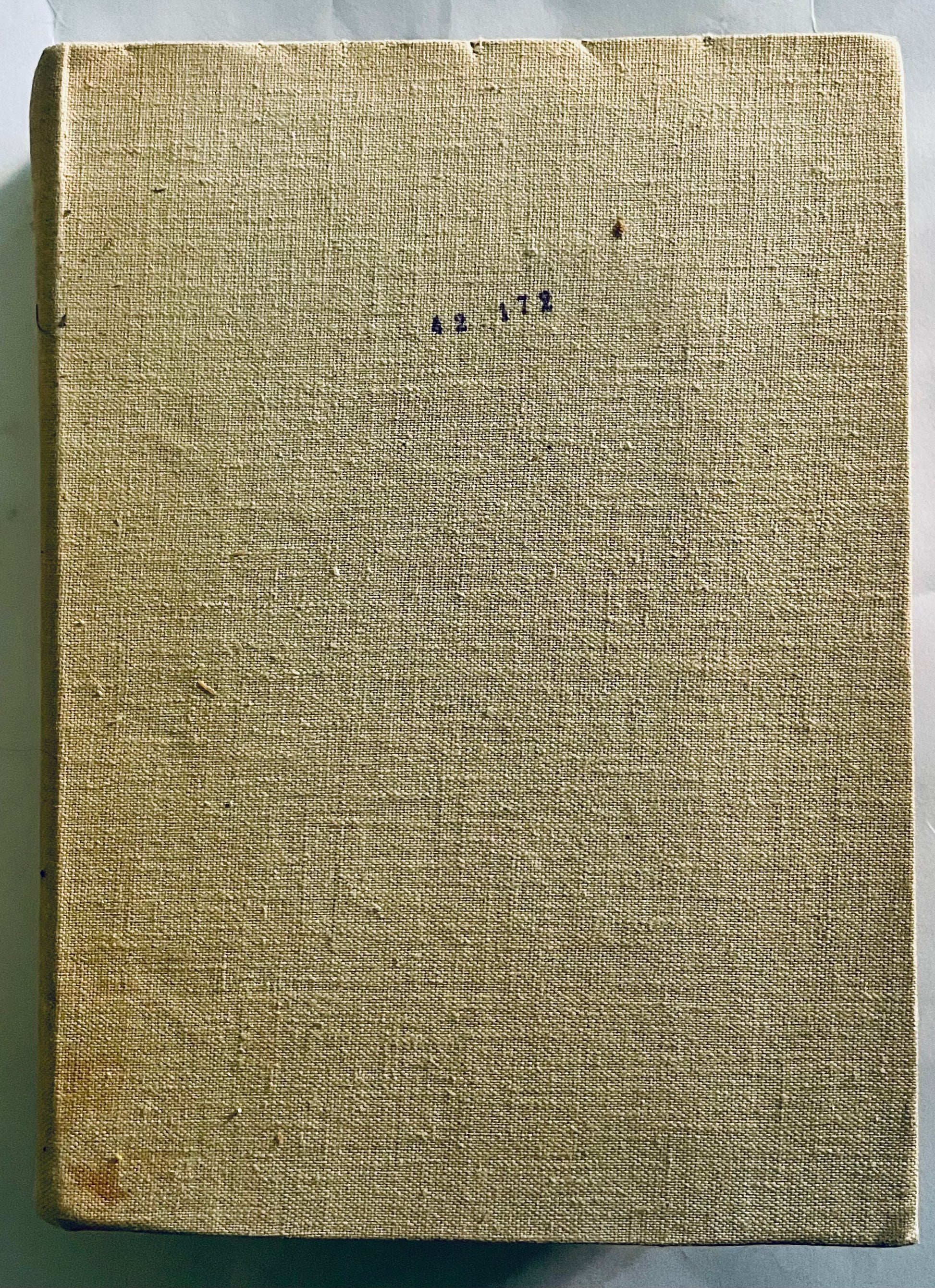 Libro rilegato vintage "Prof. Ugo Del Torto Pubblicazioni Vol.1 Dal 1947 Al 1957" sulle pubblicazioni di botanica