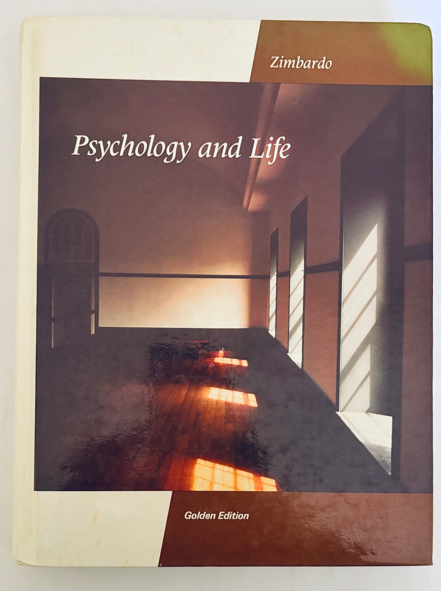 Libro Psicologia e Vita di Philip G. Zimbardo 12ª edizione copertina dorata