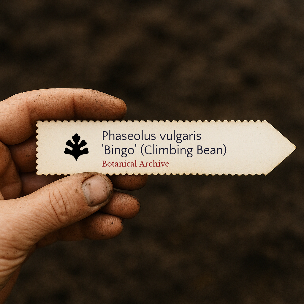 Phaseolus vulgaris 'Bingo' | Climbing Bean | 300 SEEDS