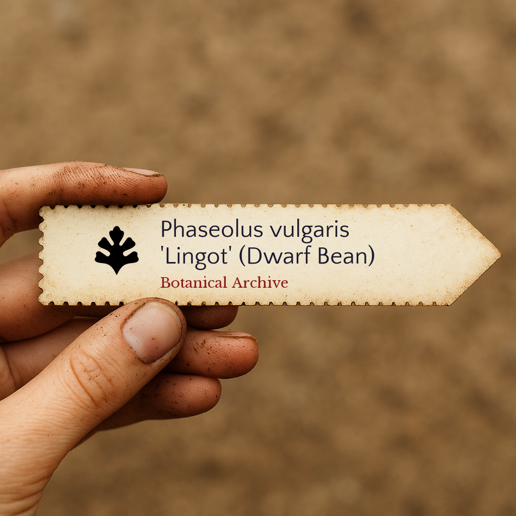 Phaseolus vulgaris 'Lingot' | Dwarf Bean | 300 SEEDS