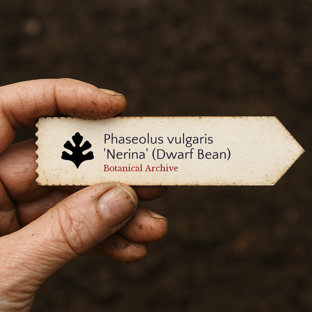 Phaseolus vulgaris 'Nerina' | Dwarf Bean | 1500 SEEDS