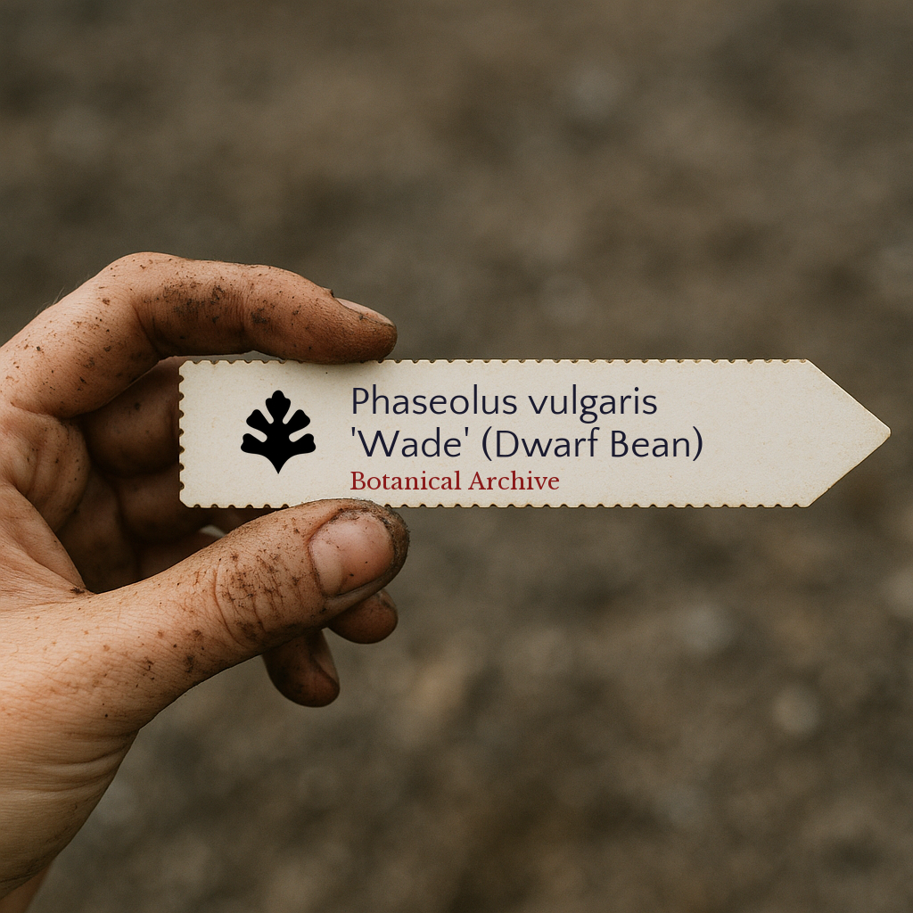 Phaseolus vulgaris 'Wade' | Dwarf Bean | 1500 SEEDS