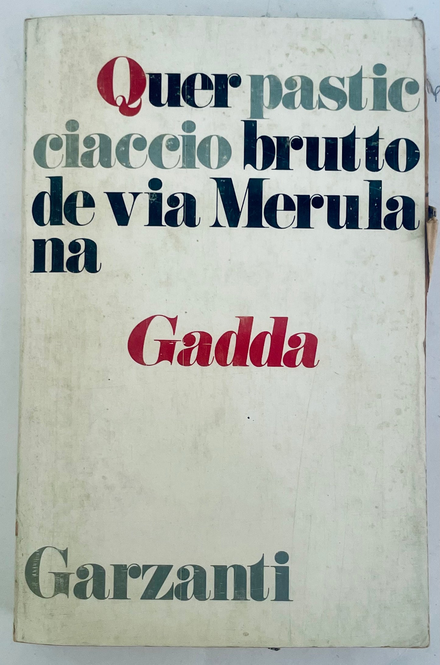QUER PASTICCIACCIO BRUTTO DE VIA MERULANA