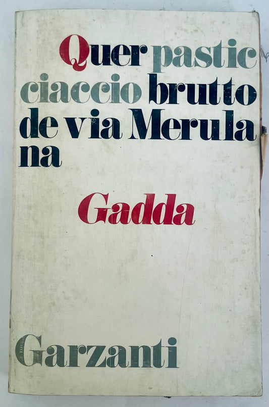 QUER PASTICCIACCIO BRUTTO DE VIA MERULANA