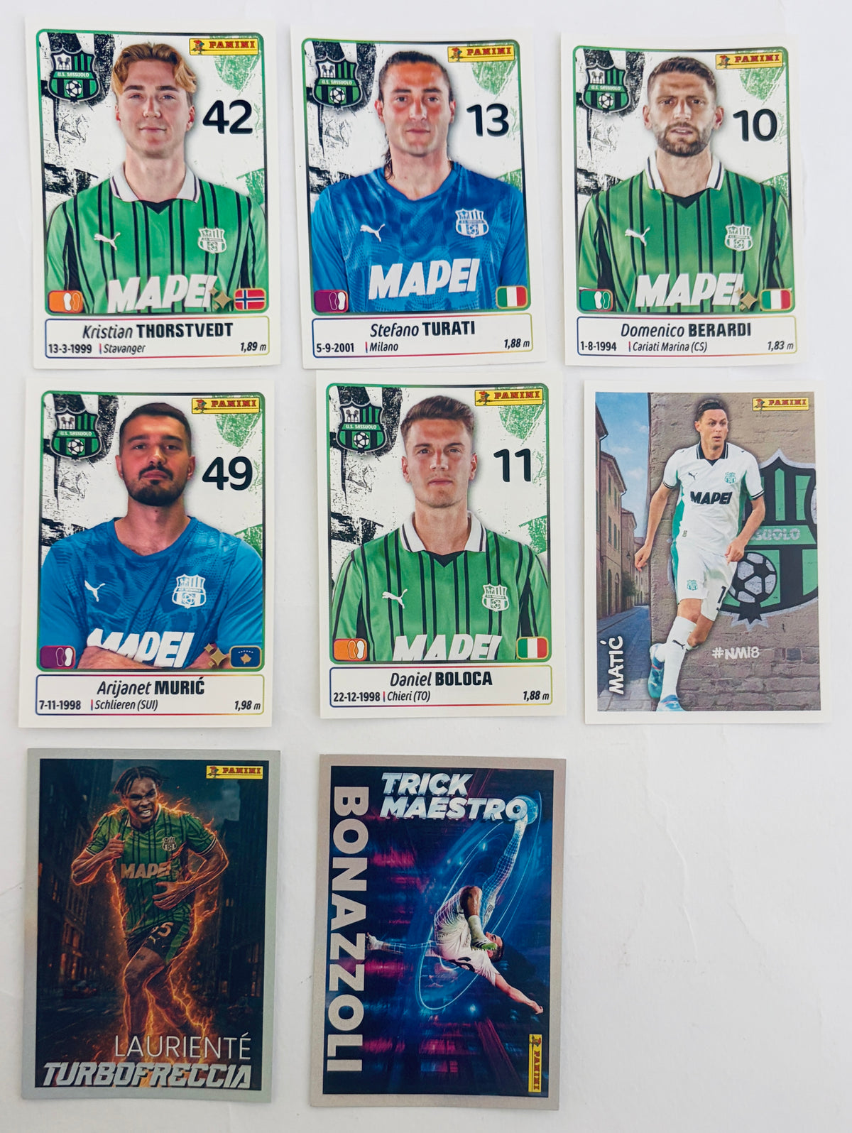 CALCIATORI PANINI 2025-2026 | SASSUOLO | N 8
