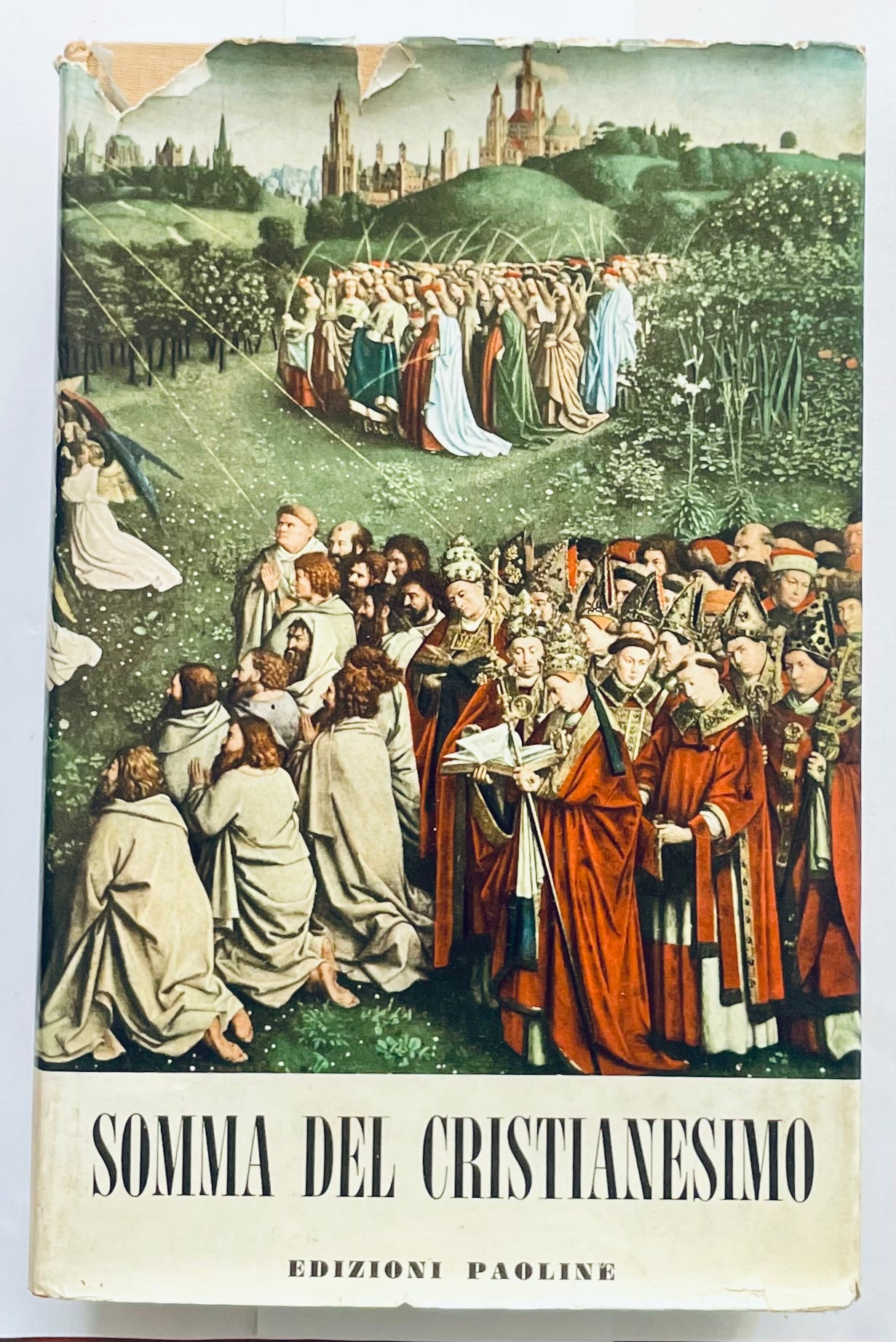 Somma del Cristianesimo libro vintage di Raimondo Spiazzi su teologia e storia cristiana
