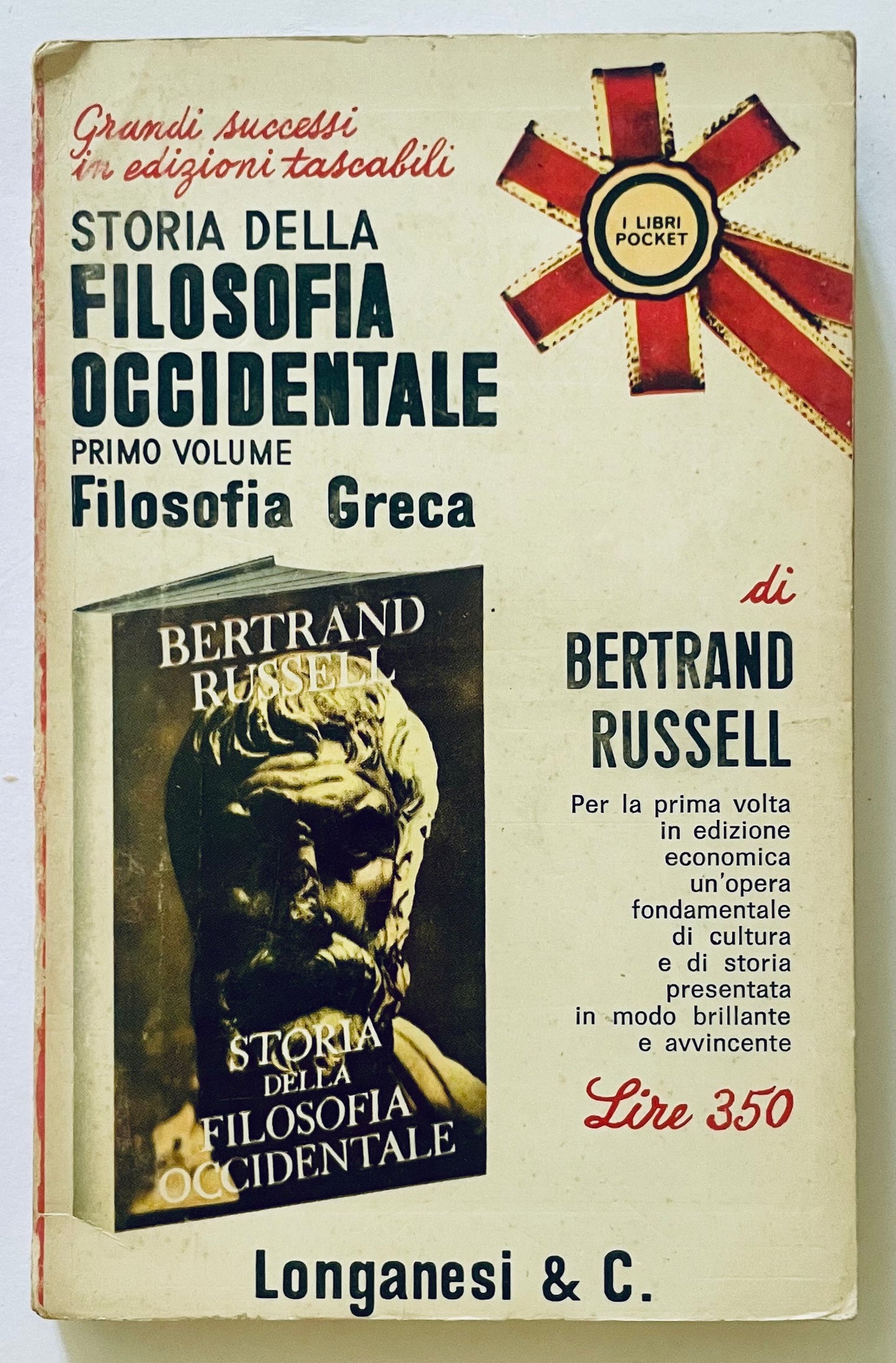 STORIA DELLA FILOSOFIA OCCIDENTALE, I VOL. 1966 | BERTRAND RUSSELL
