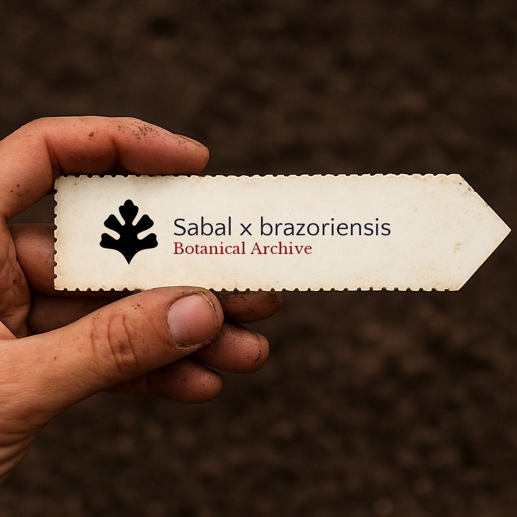 Sabal x brazoriensis | Brazoria Palmetto | 1000 SEEDS