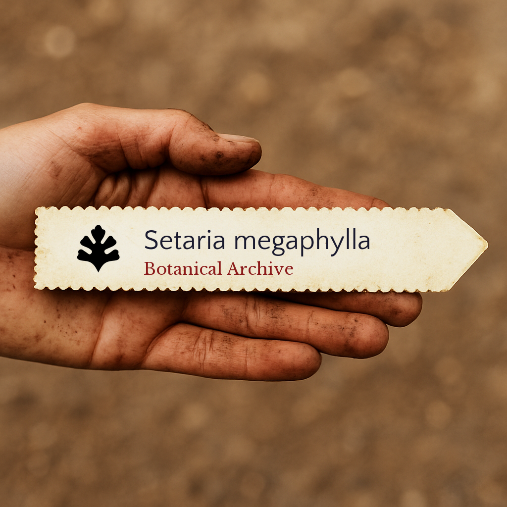 Setaria megaphylla | Ribbon Grass, Broad-leafed Bristle Grass | 10000 SEEDS