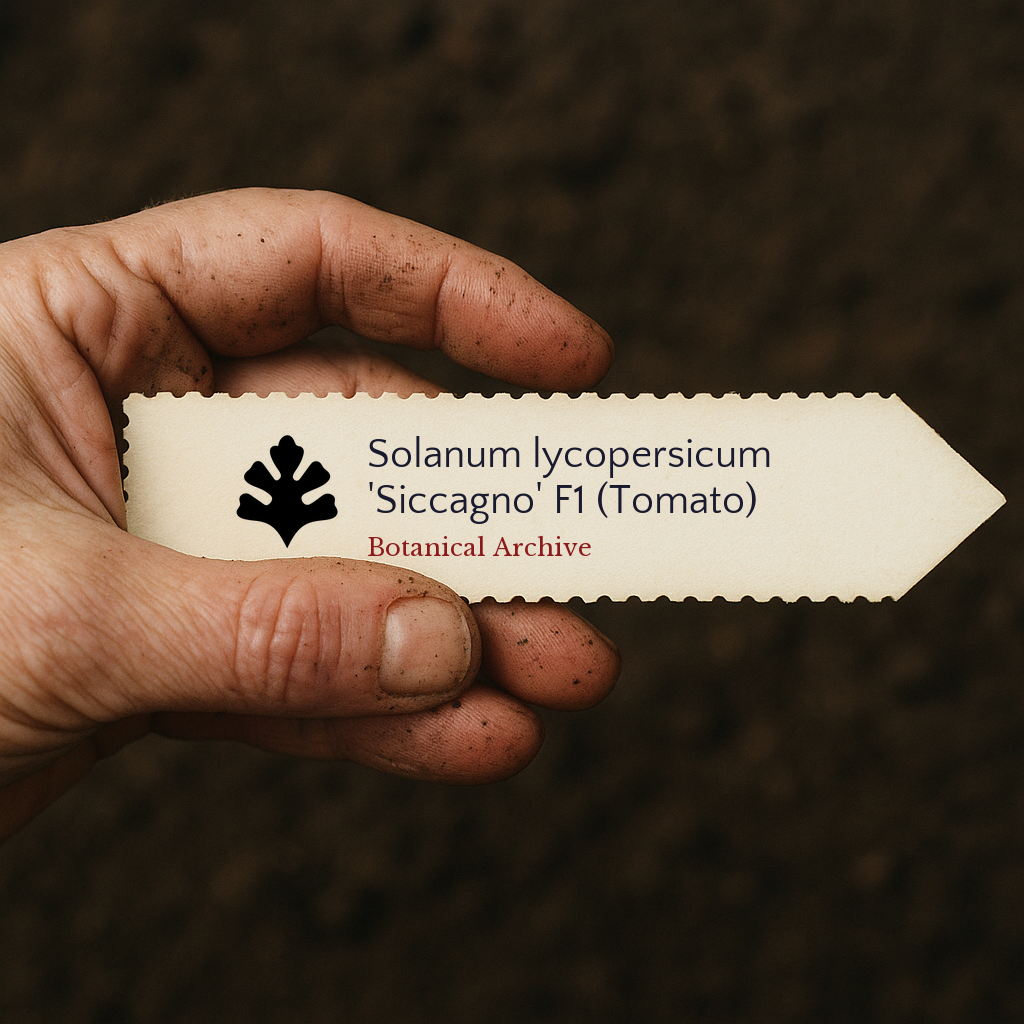 Solanum lycopersicum 'Siccagno' F1 | Tomato | 100 SEEDS