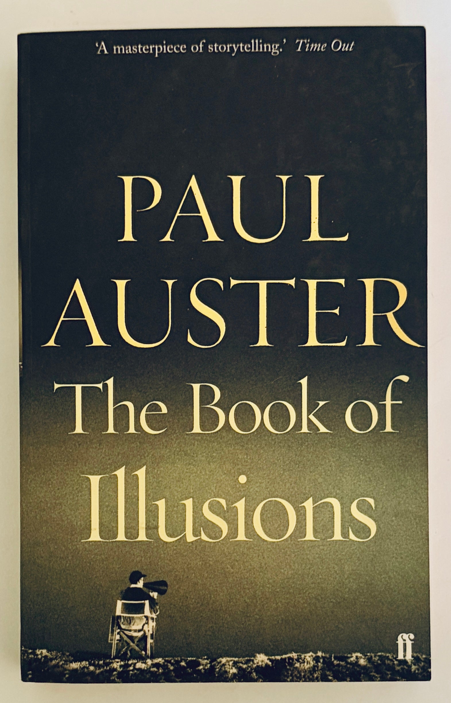 Libro The Book of Illusions di Paul Auster copertina romanzo vintage di narrativa letteraria